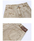 Washed Panel Denim Pants
